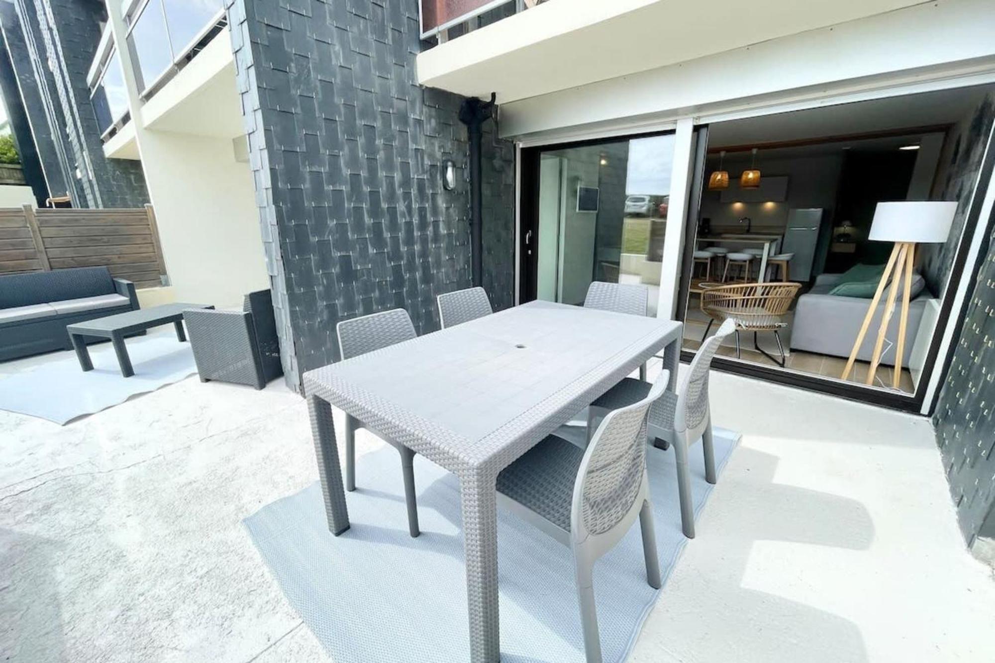 T3 Neuf Archi Cocooning - Terrasse - Face à la mer Ploemeur Exterior foto