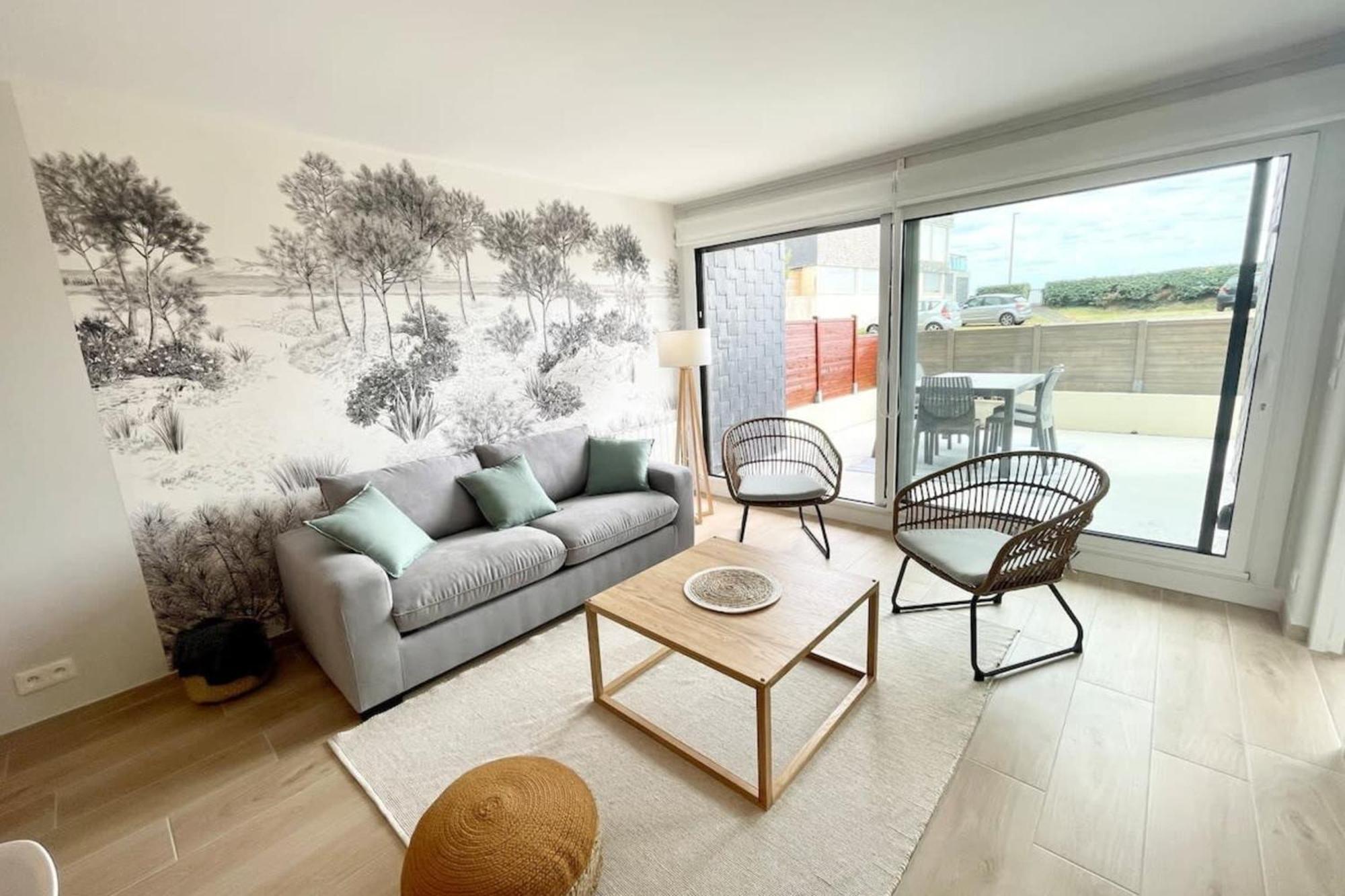 T3 Neuf Archi Cocooning - Terrasse - Face à la mer Ploemeur Exterior foto